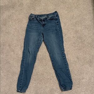 New York & Company Dark Blue Skinny Jeans